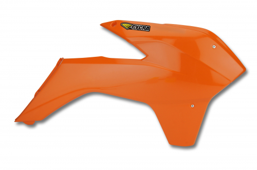 Kappen Radiator Style Cycra Powerflow Radiator Kappen Oranje KTM EXC 125/200/250/300/350/450 ...